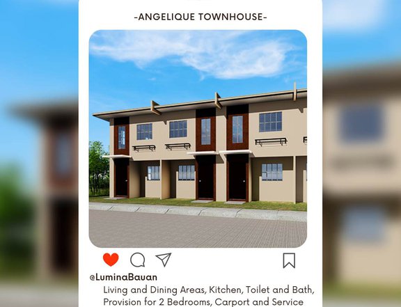 2-bedroom Townhouse for Sale in Bauan Batangas