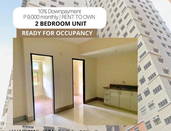 Discounted 30.00 sqm 2-bedroom Condo Rent-to-own thru Pag-IBIG