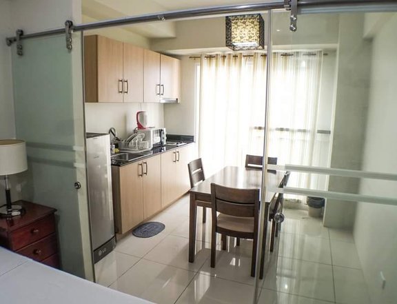 Upgraded fully furnished studio condo unit for long term lease.