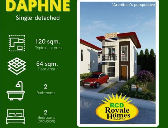 Pre-selling 2-bedroom Single Detached House For Sale thru Pag-IBIG