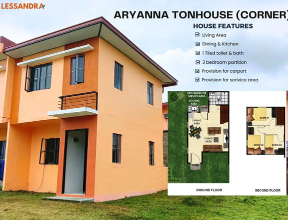 3-bedroom Townhouse For Sale in Pavia Iloilo