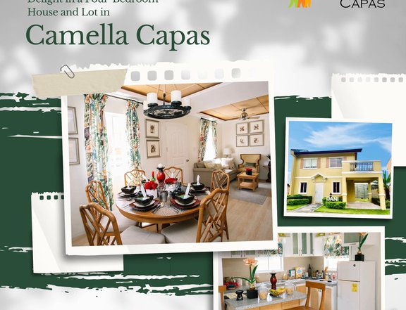 4-bedroom Single Attached House For Sale in Capas Tarlac
