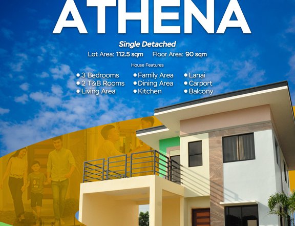 Pre-selling Athena Single Detached @ Trece Martires, Cavite
