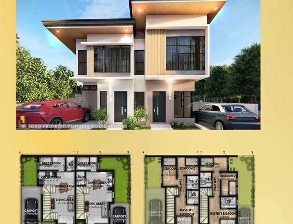4-bedroom Duplex / Twin House For Sale in Minglanilla Cebu