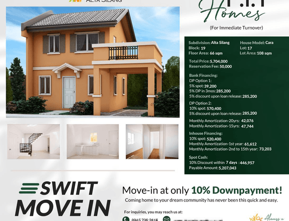 Ready for occupancy |House and lot in Cavite
