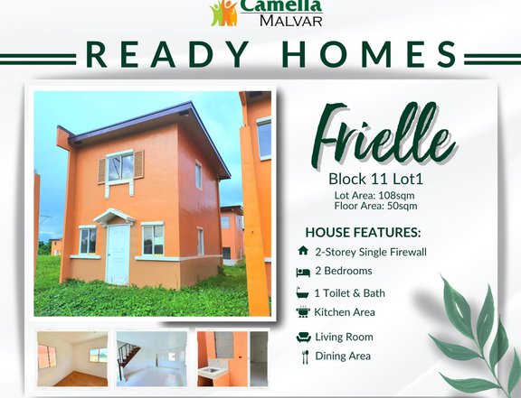 For Sale Single Detached House 2BR in Malvar, Batangas