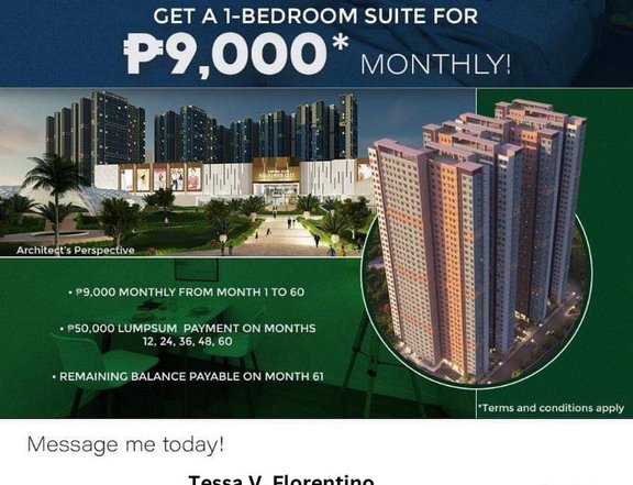 PRESELLING 1-BEDROOM CONDO IN CAINTA RIZAL as low as P9,000 per month