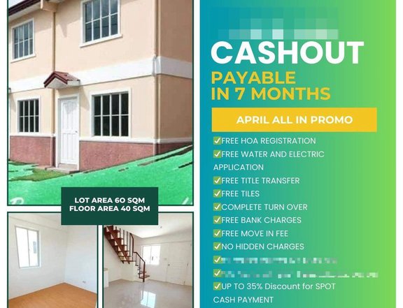 Ready For Occupancy 2-bedroom End Unit Townhouse For Sale in San Jose Del Monte Bulacan