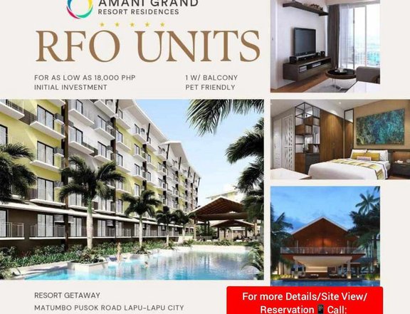 RFO 42.00 sqm 1-bedroom Condo For Sale in Lapu-Lapu (Opon) Cebu