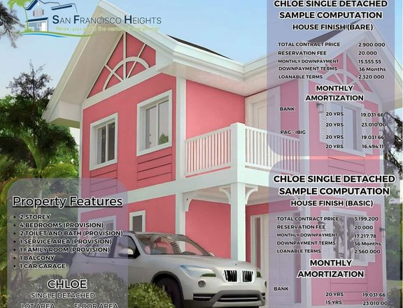 3 Bedroom House & Lot For Sale in San Francisco, Camotes Island, Cebu