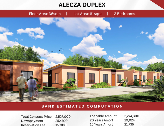 Alecza Duplex Unit in Bria Homes CDO