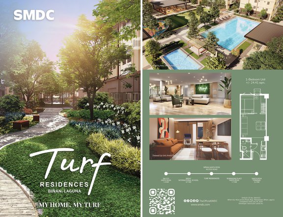 Pre-Selling Condominium in Binan Laguna- TURF Residences