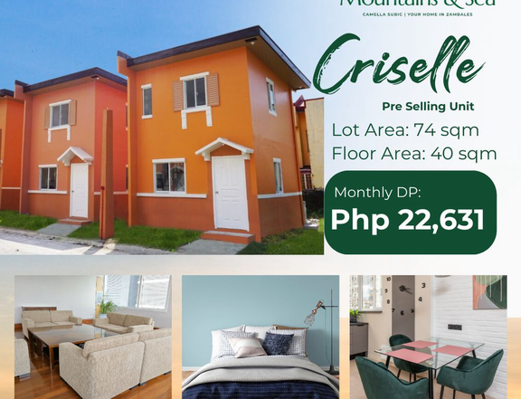 Criselle 2 Bedroom House and Lot For Sale in Subic Zambales