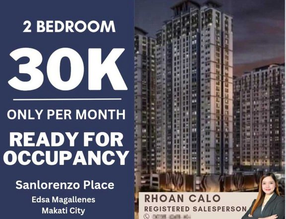 2BR RFO 10 Dp Rush Move In 30K Monthly Rent to Own Condo San Lorenzo
