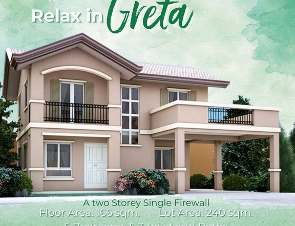 Greta l Available 2 Storey Single Firewall With 5 BR in Sorsogon