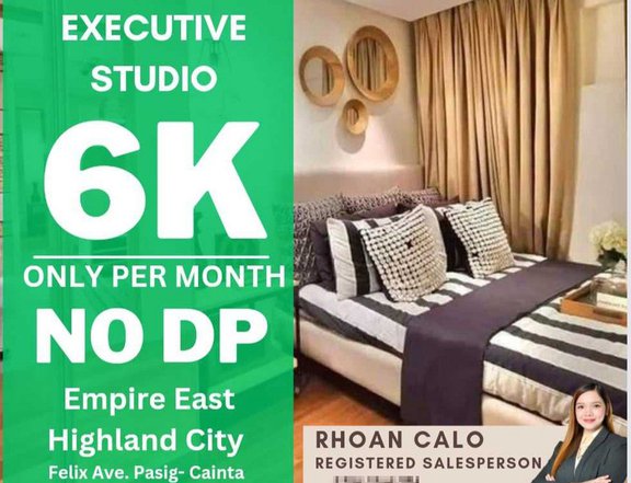 6K Mo. AFFORDABLE Studio 1br 2br Pre Selling Rent To Own Condo Pasig