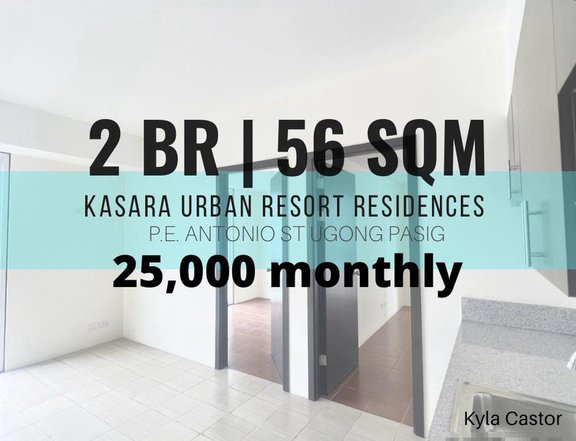 Pre-selling 56.00 sqm 2-bedroom Condo For Sale Turnover 2024 in Pasig