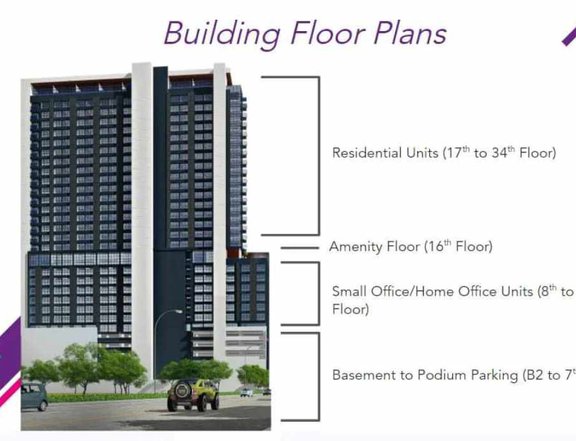 Pre-selling 42.55 sqm 1-bedroom Office Condominium For Sale Cebu City