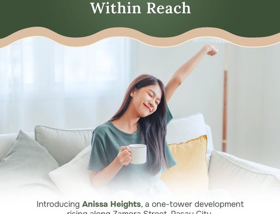 1BR unit in Pasay City-Anissa Heights by DMCI Homes