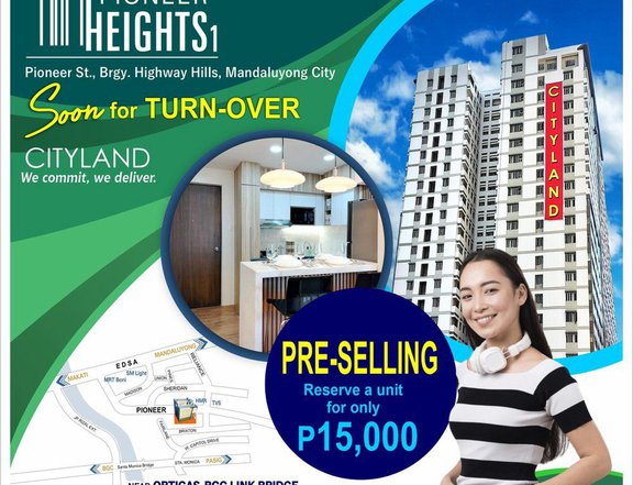 19.00 sqm Studio Condo For Sale in Pioneer Pasig Metro Manila