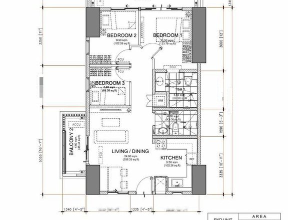 DMCI HOMES ONE DELTA TERRACES: 3-bedroom Residential Condo For Sale in West Avenue, Quezon City