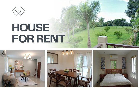 3 Bedroom House and Lot for RENT beside the Golf Course near Tagaytay