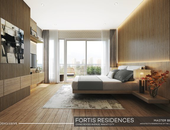 Makati condo for sale 3 bed with balcony Fortis Residences Preselling