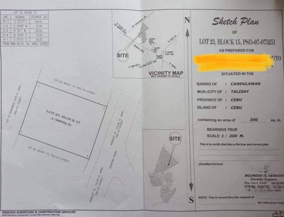 300 sqm Residential Lot (seaview) For Sale in Talisay Cebu