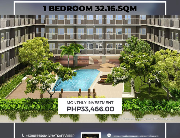 32.50 sqm 1-bedroom Condo For Sale in Pasay