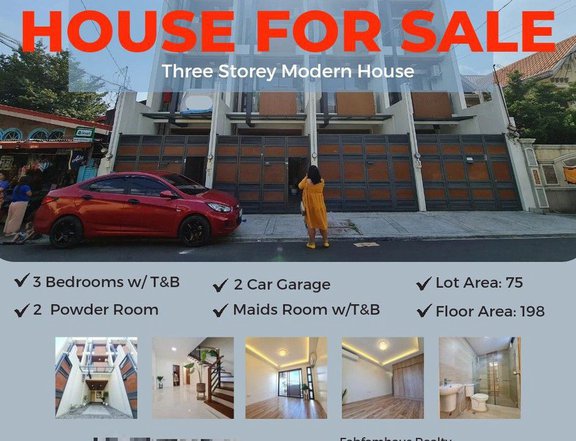 4-Bedroom Townhouse For Sale in Cubao Quezon City Ready For Occupancy