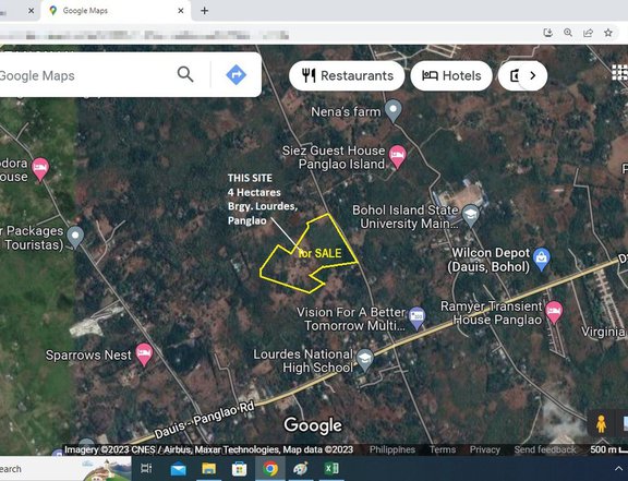 4 Hectares Residential Lot for Sale in Lourdes, Panglao, Bohol