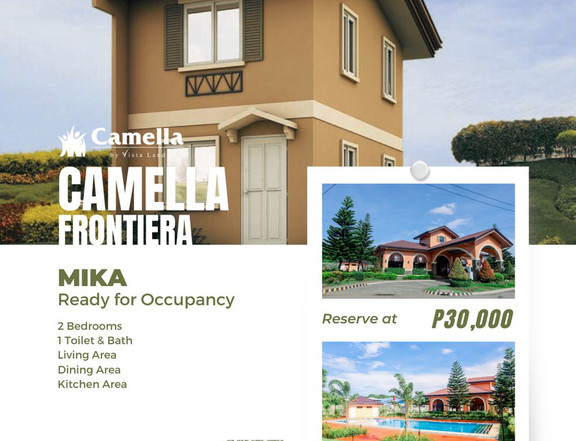 RFO House and Lot for Sale in Camella Frontiera - Sto. Tomas Batangas