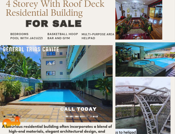 Luxurious 4 Storey With Roof Deck and Helipad Res. Building Buy This Get 2 Res. Lot for Free