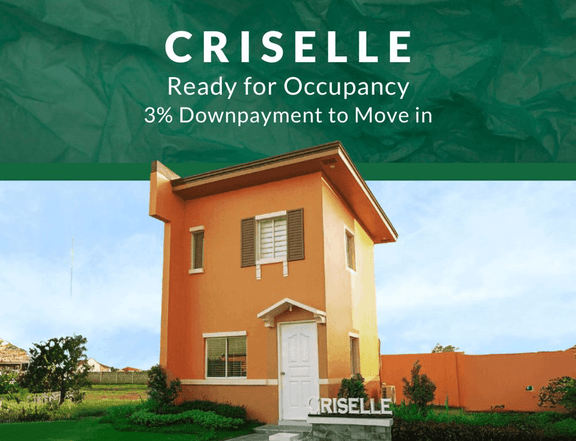 Ready for Occupancy House and Lot in Camella Bacolod South (Criselle)