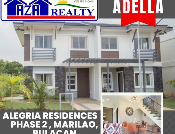 Adella 4BR Duplex Unit  House For Sale in Marilao Bulacan