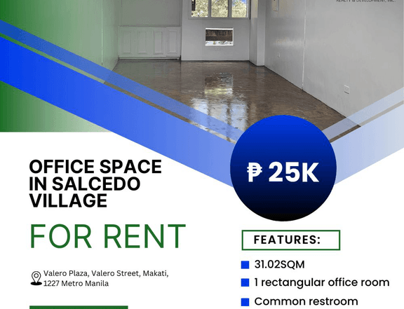 For Rent: Office Space in Salcedo Village  Ideal for Businesses Near Makati CBD!