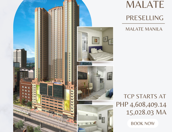 PRESELLING CONDO in MALATE MANILA