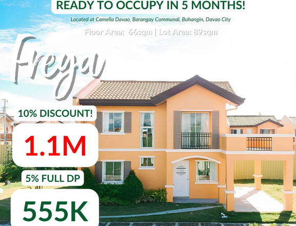 5-bedroom House For Sale in Camella Davao Communal Davao City