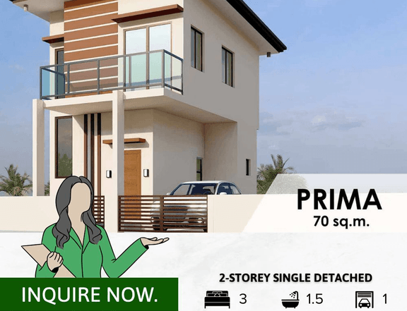 3-Bedroom Single Detached House For Sale in Lipa Batangas