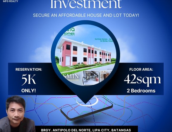 Smart Investment: Secure an Affordable House and Lot Today!