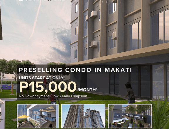 Pre-selling 24 sqm Studio Condo For Sale in Makati Metro Manila