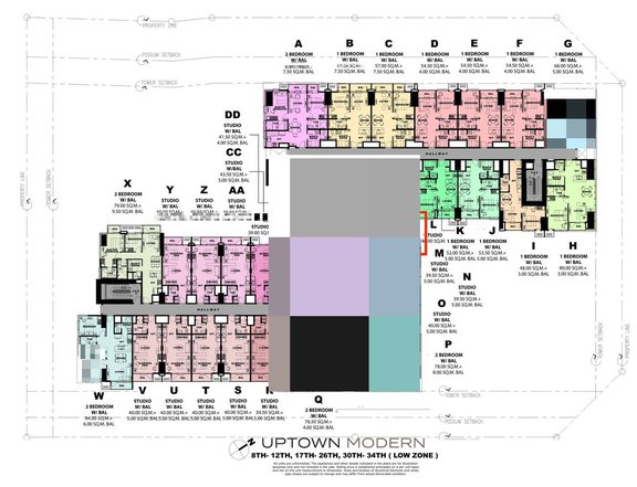 Uptown Modern Studio Unit 40 sqm Bgc Preselling Condo For Sale Fort Bonifacio Taguig City