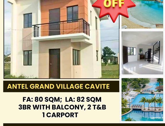 Discounted 3 Bedroom Single Attached House and Lot For Sale General Trias Cavite 30 Minutes to MOA