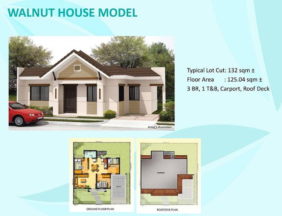 3 Bedrooms House and Lot for Sale in San Pedro,Laguna by Filinvest