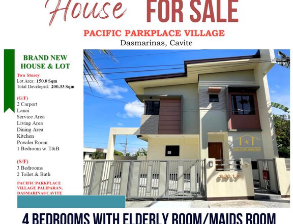 BRAND-NEW HOUSE AND LOT FOR SALE IN DASMARINAS, CAVITE