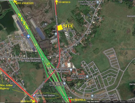 LOT IN PAMPANGA IDEAL FOR COMMERCIAL USE ALONG INDUSTRIAL ZONES VERY NEAR TO NLEX