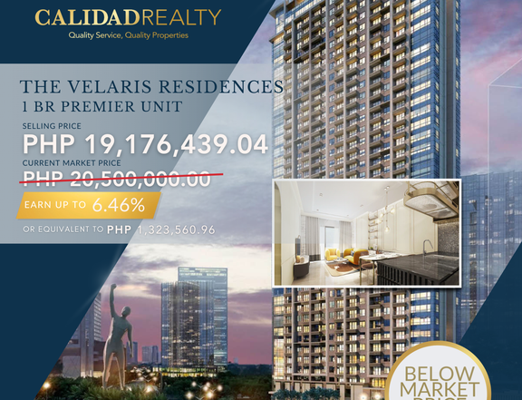 For Sale 1Bedroom-1BR, Below Market Condo at Velaris Residences, Pasig