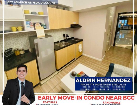 37.00 sqm 1-bedroom Condo For Sale in Mandaluyong Metro Manila