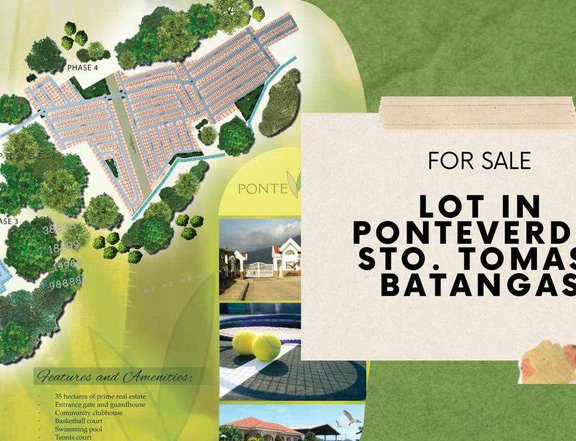 120 square meter Residential Lot in Ponteverde de Santo Tomas