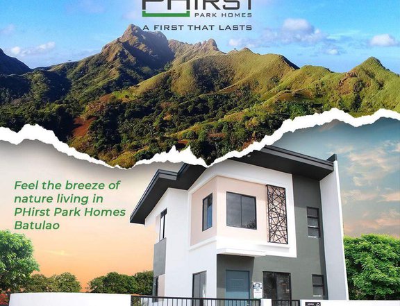 House and lot for sale in PHIRST PARK HOMES BATULAO